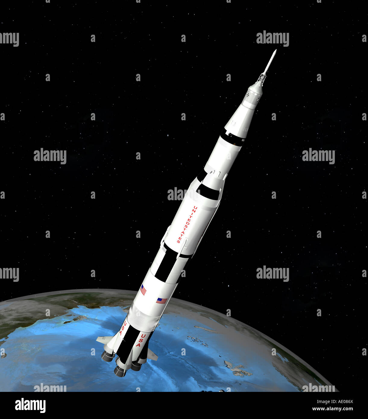 saturn V rocket Stock Photo Alamy