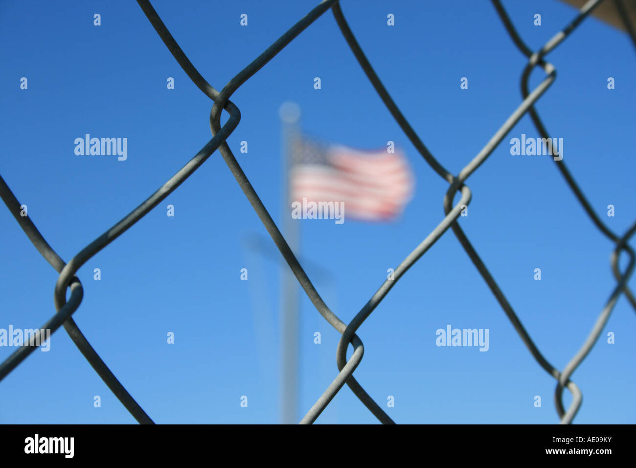 Flag americana chain link hi-res stock photography and images - Alamy
