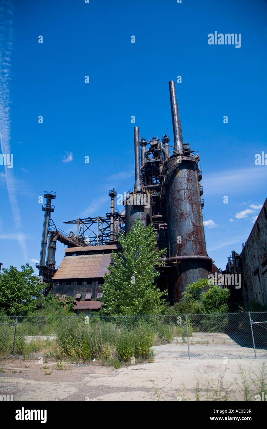 Closed Bethlehem Steel Mill July 2007 Stock Photo