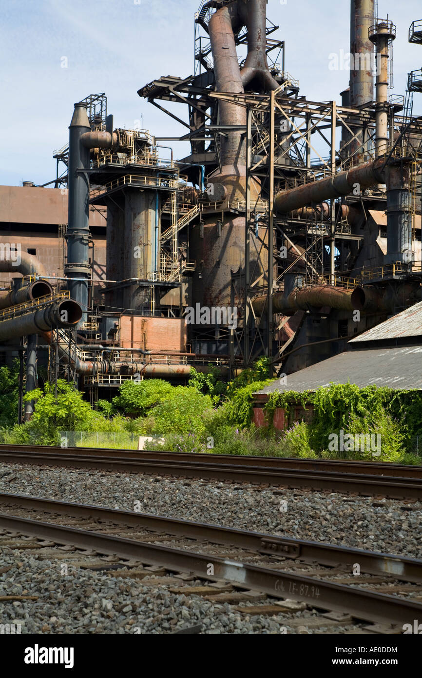 Closed Bethlehem Steel Mill July 2007 Stock Photo