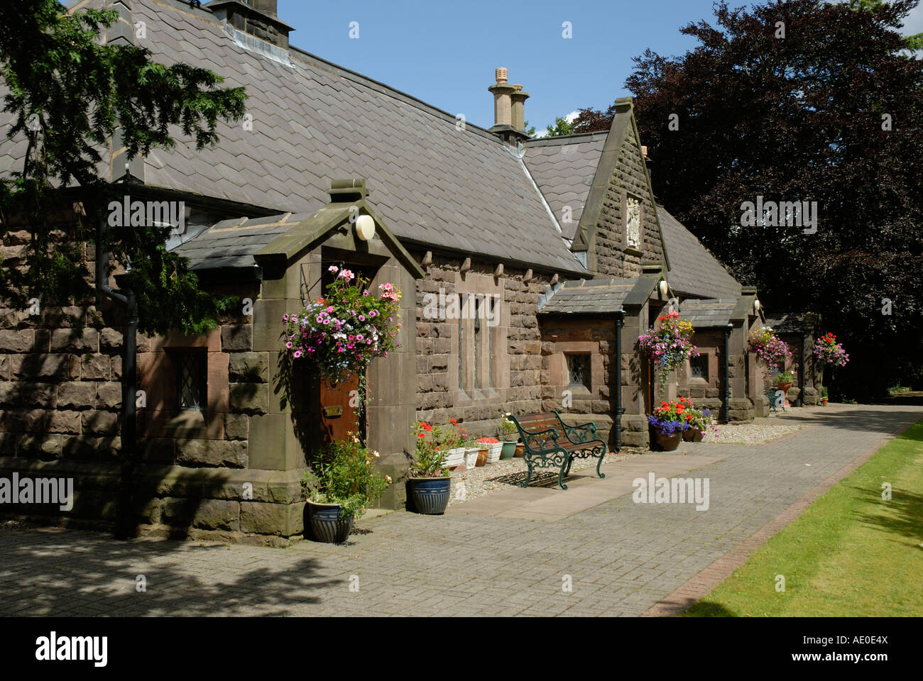 Alms houses charnock richard hires stock photography and images Alamy