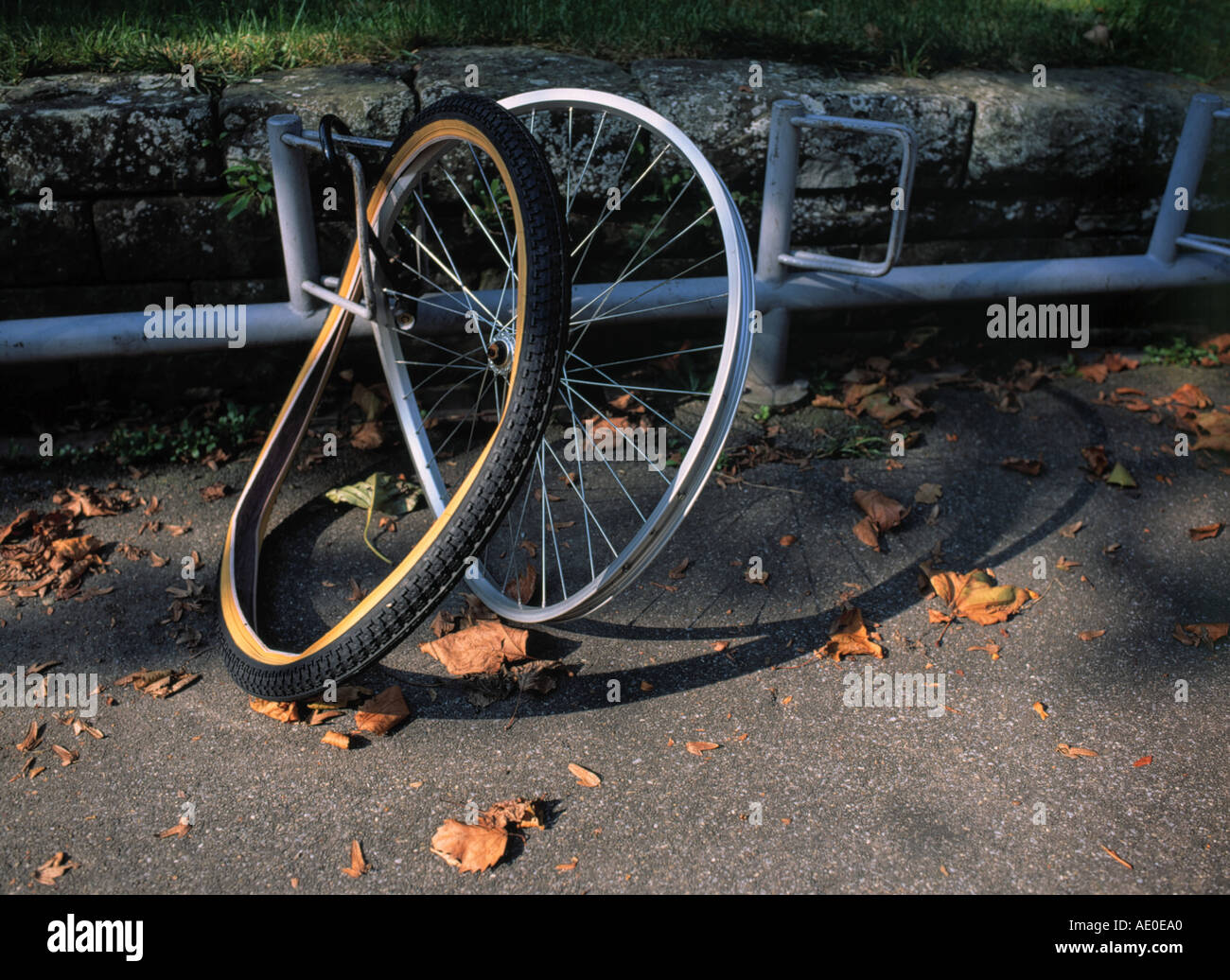Damaged Bicycle Wheel High Resolution Stock Photography and Images Alamy