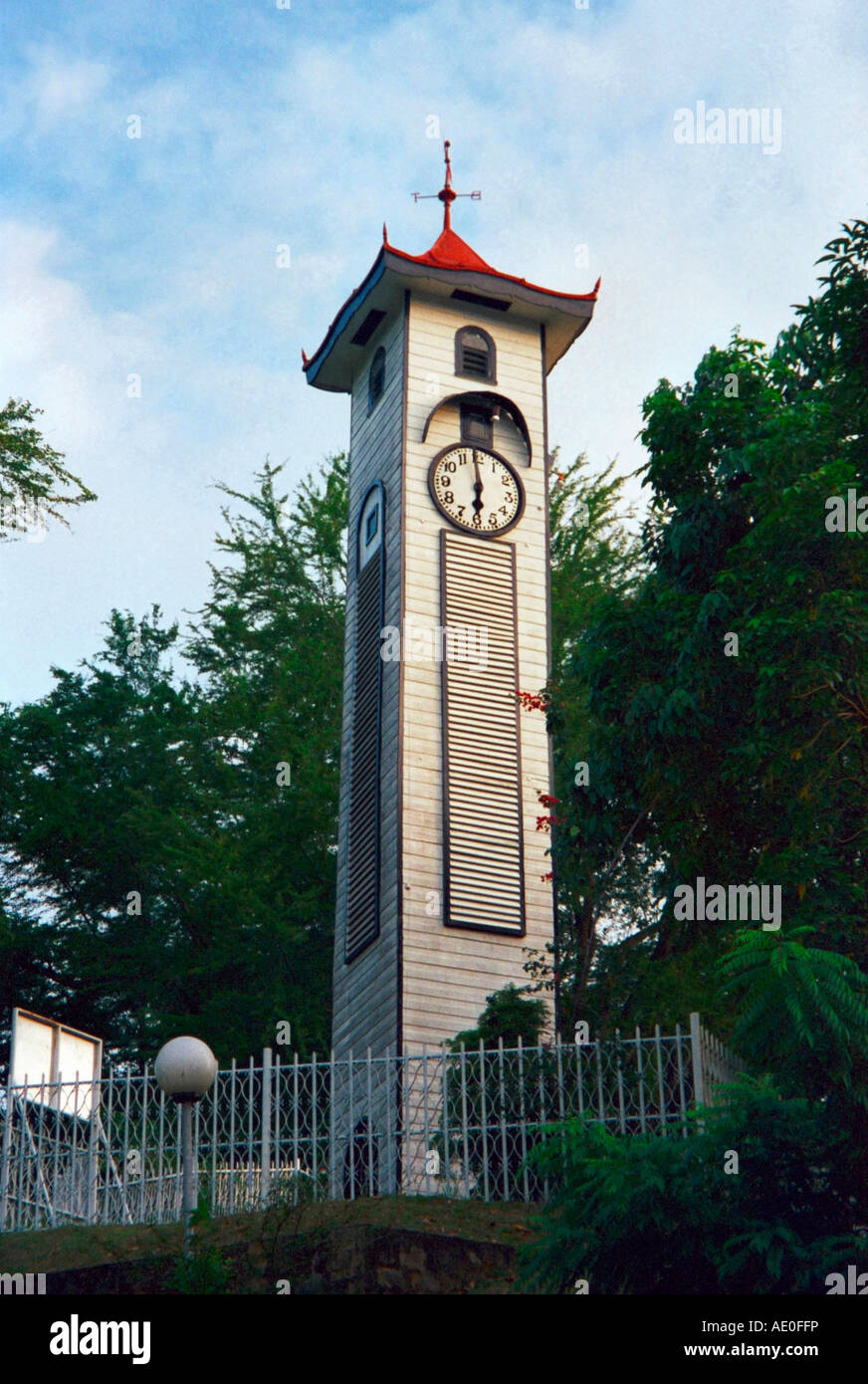 Atkinson Clock Tower Kota Kinabalu, Malaysia Stock Photo Alamy
