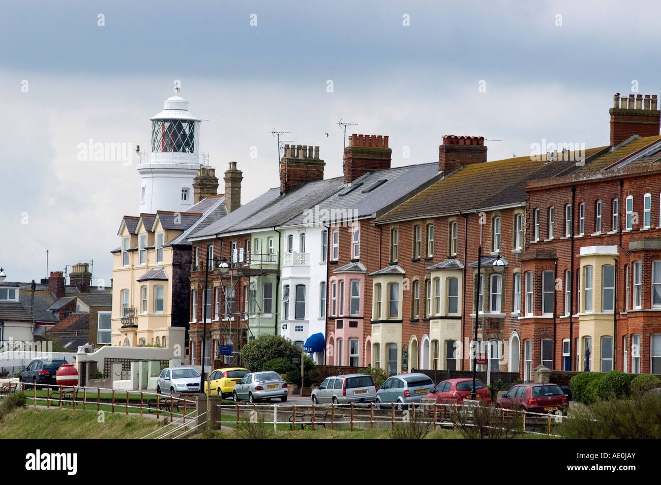 Southwold Seafront houses Stock Photo Alamy