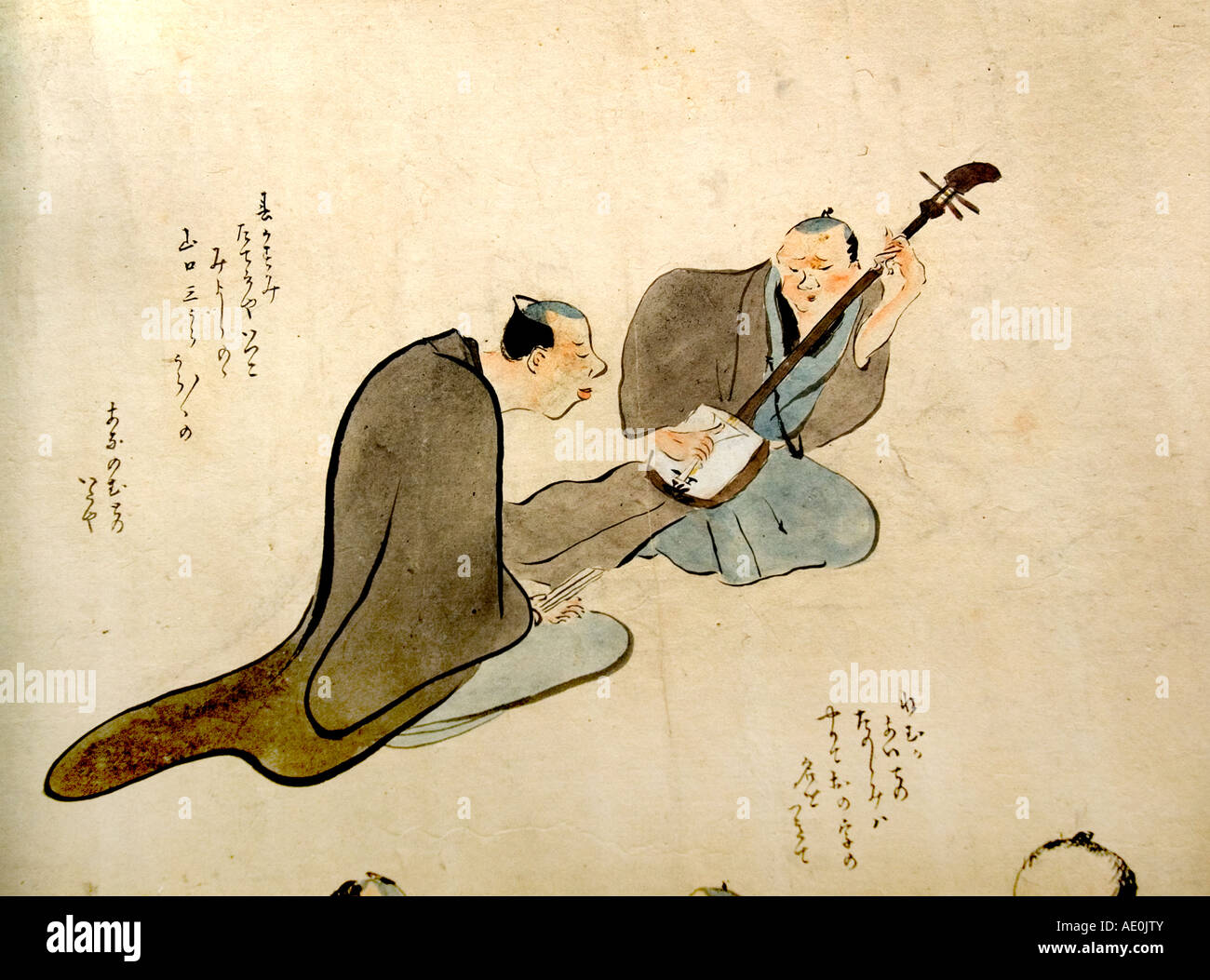 Japanese musician painting hi-res stock photography and images - Alamy