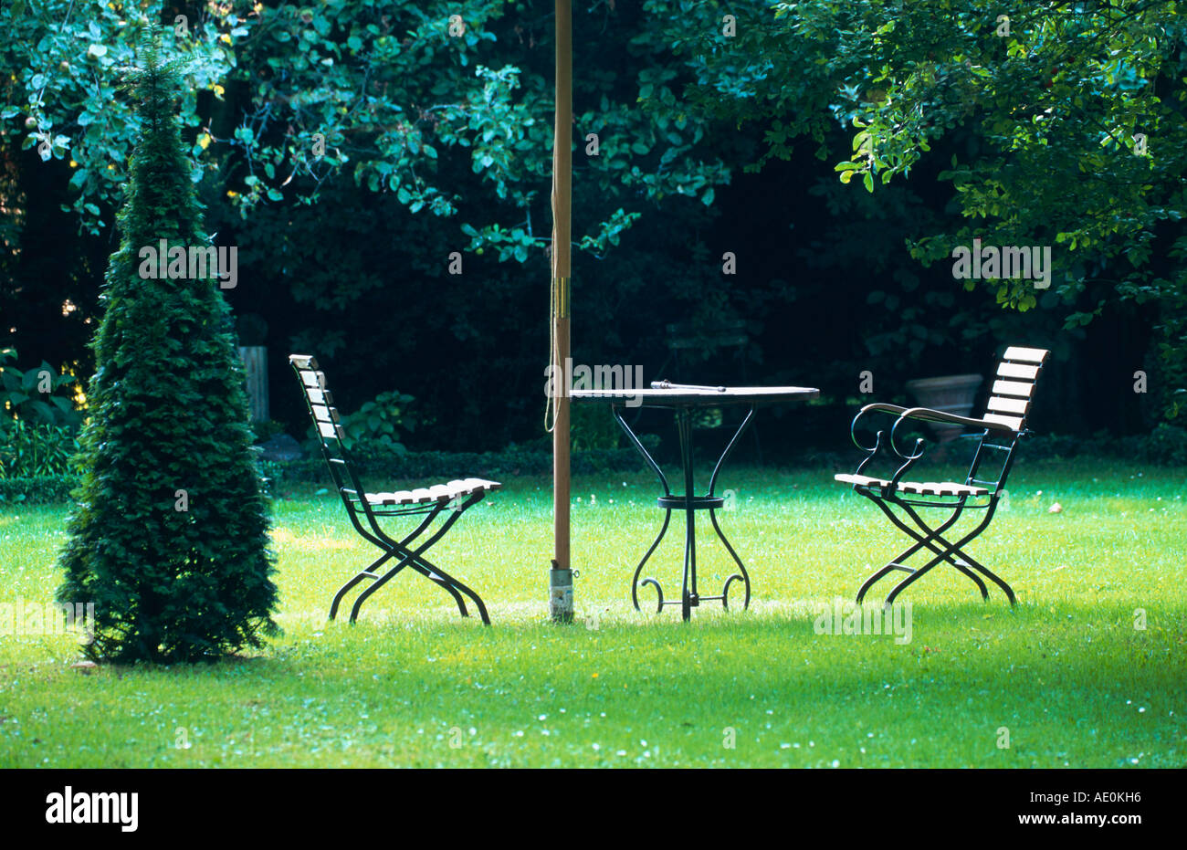 Garten deutschland germany beautiful garden aspect Stock Photo Alamy