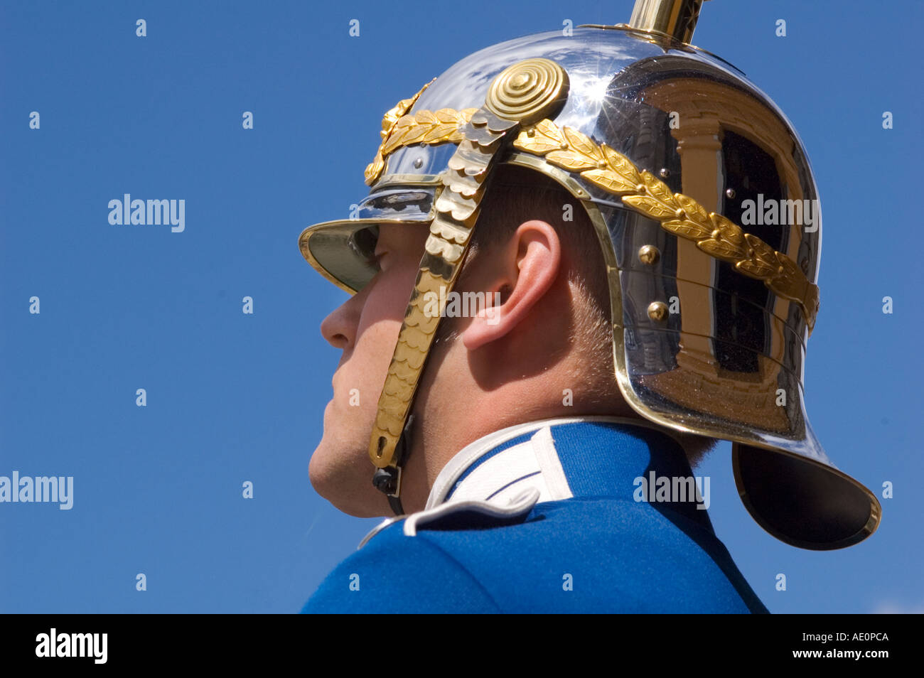 Sweden, Stockholm, Palace Guard Stock Photo