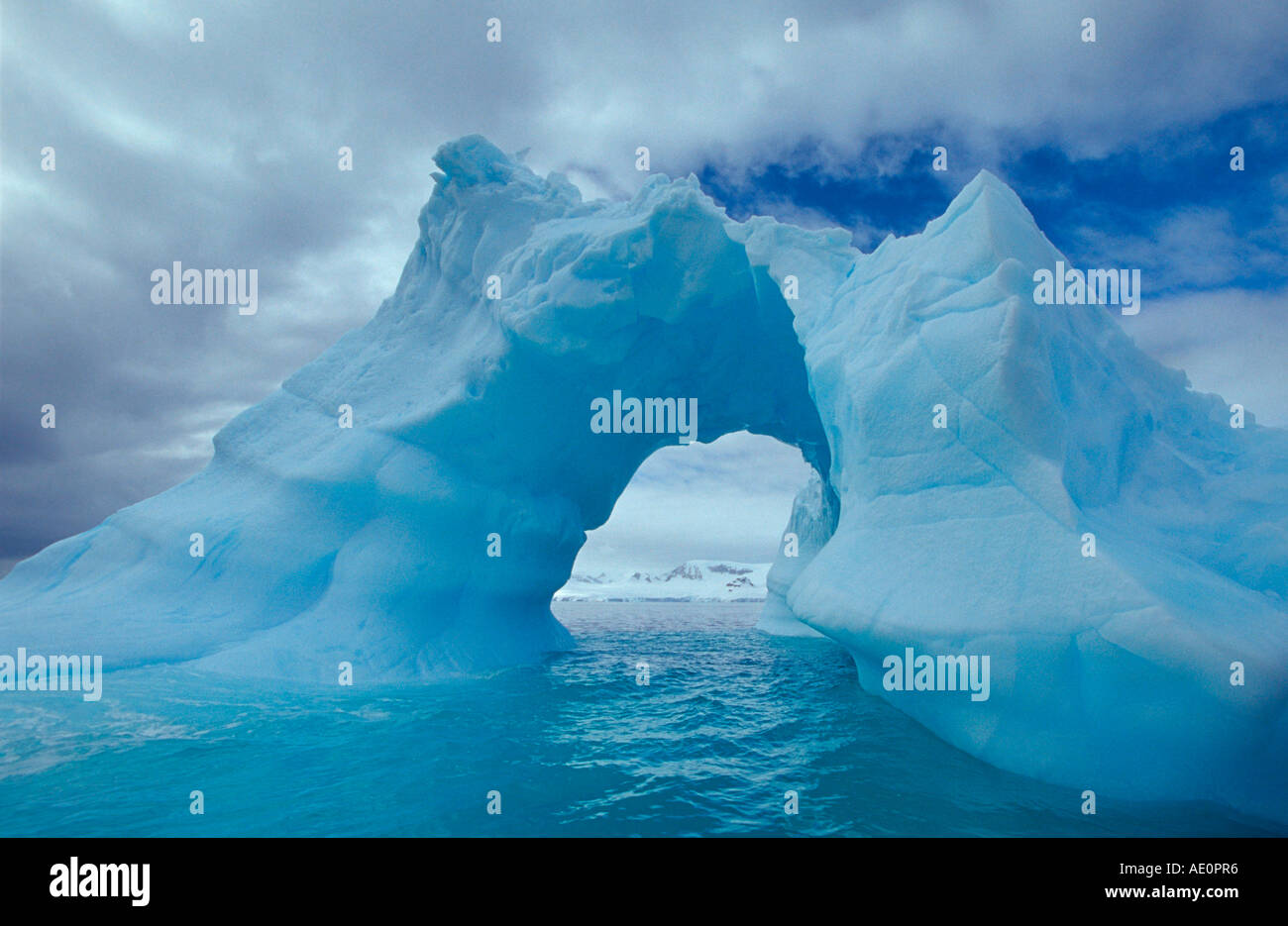 Antarctica Iceberg Eisberg Antarktische Halbinsel Stock Photo