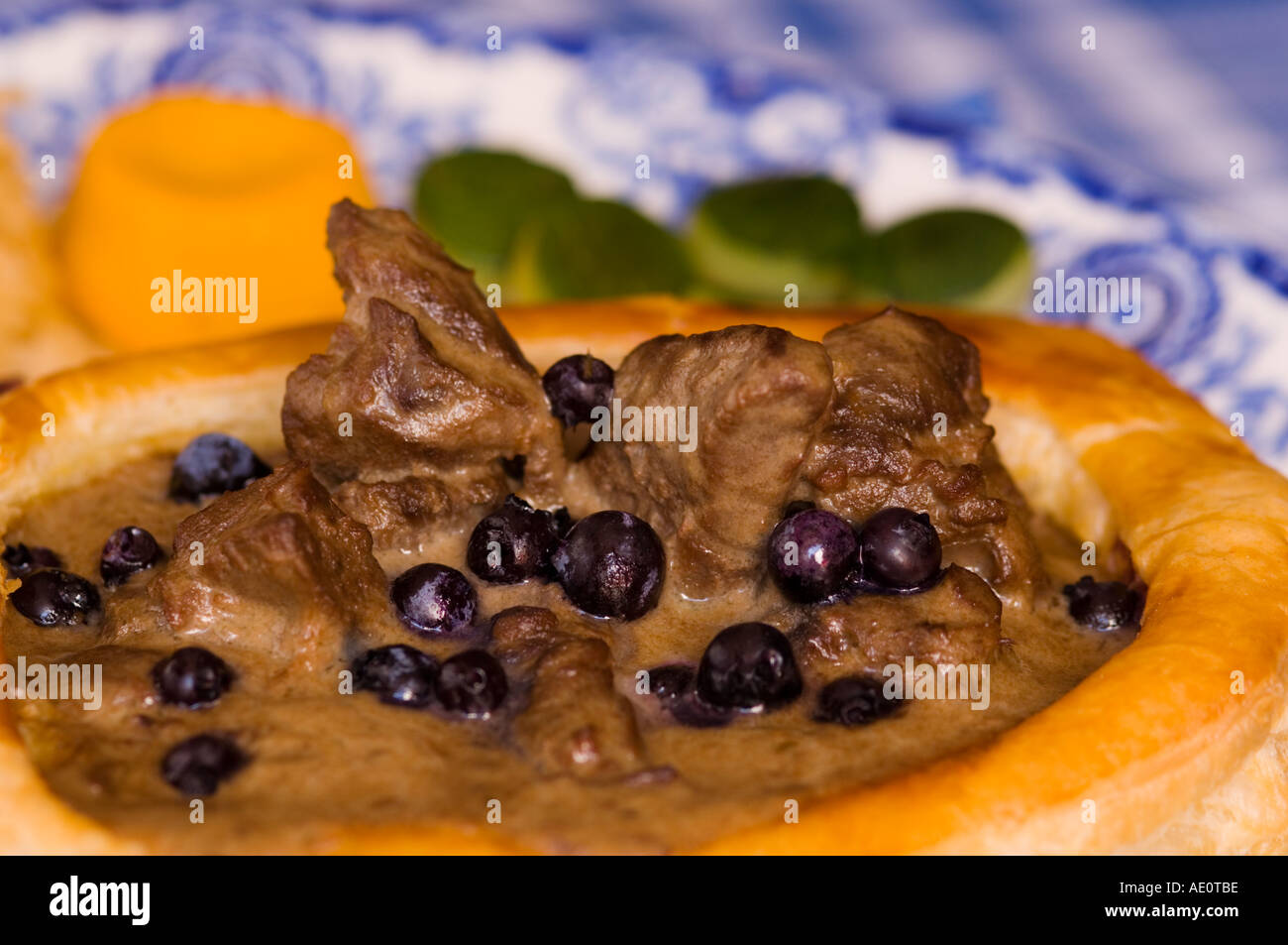 Quebec Food Caribou Bourguignon Stock Photo Alamy