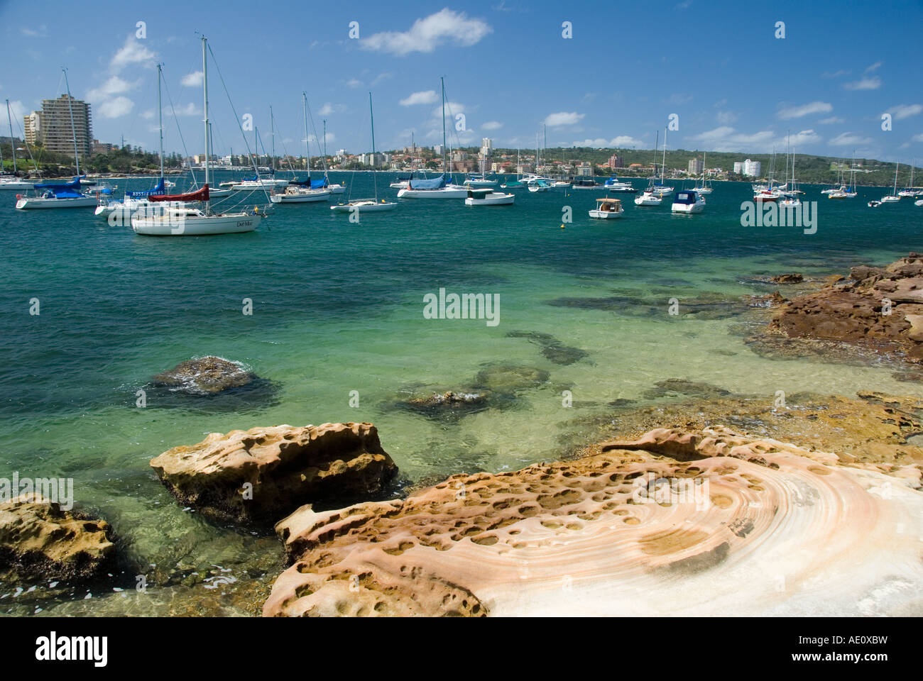 The beach at Forty Baskets Manly Sydney New South Wales Australia Stock