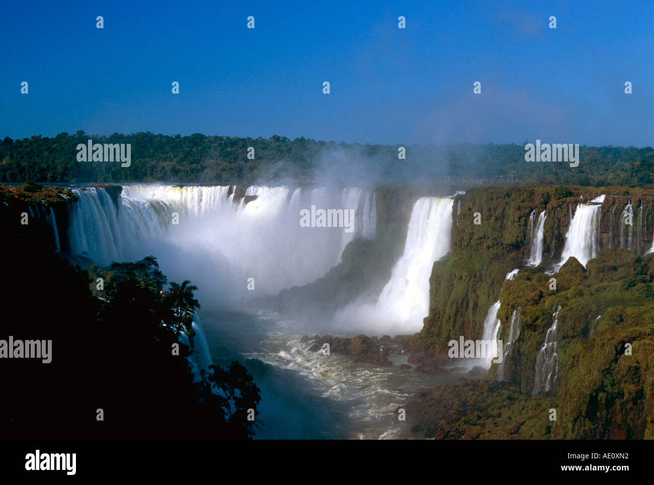 iguacu falls brasilia Stock Photo