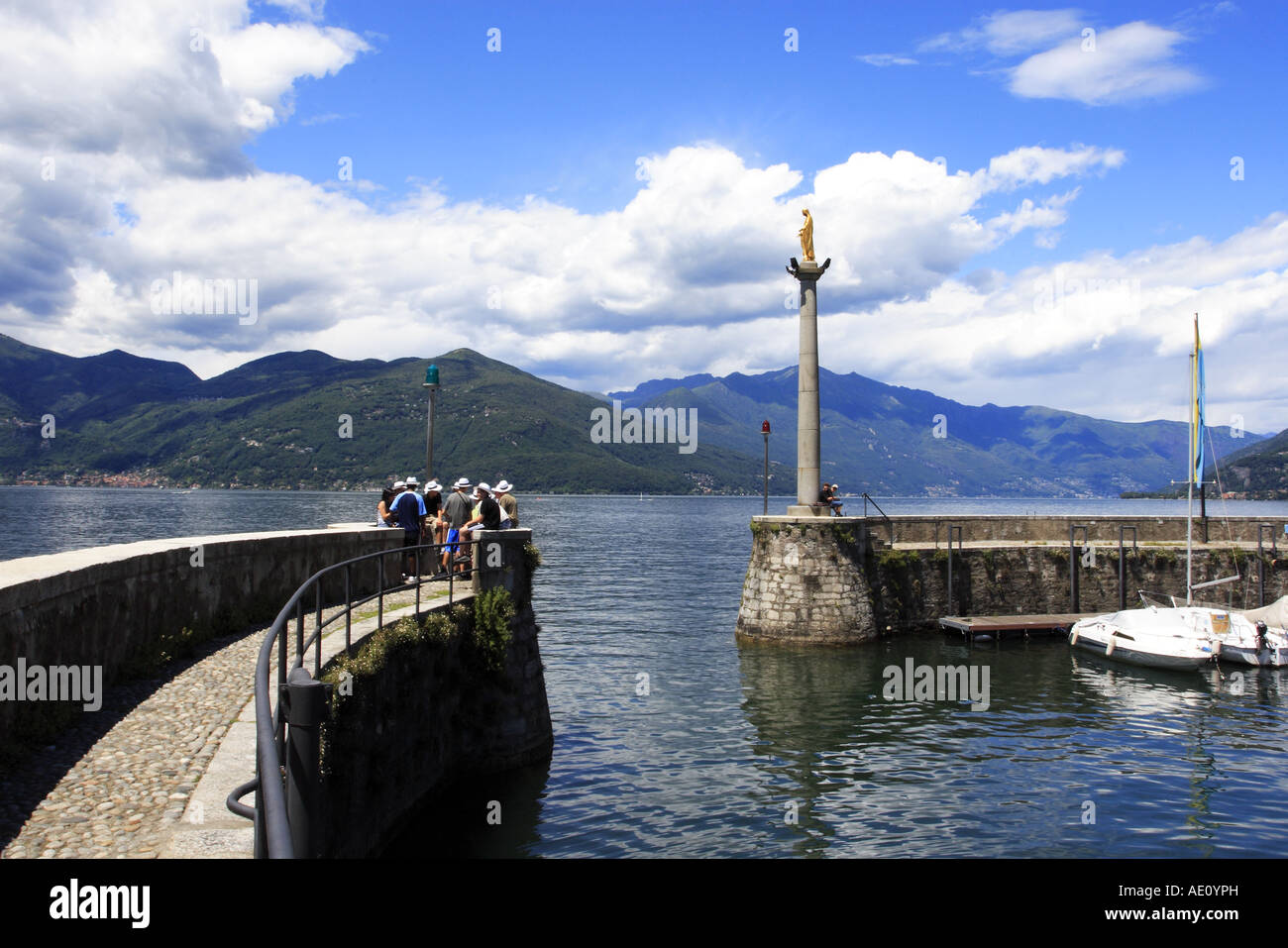 Harbour Entrance At Luino Lake Maggiore Stock Photo Alamy harbour-entrance-at-luino-lake-maggiore-stock-photo-alamy
