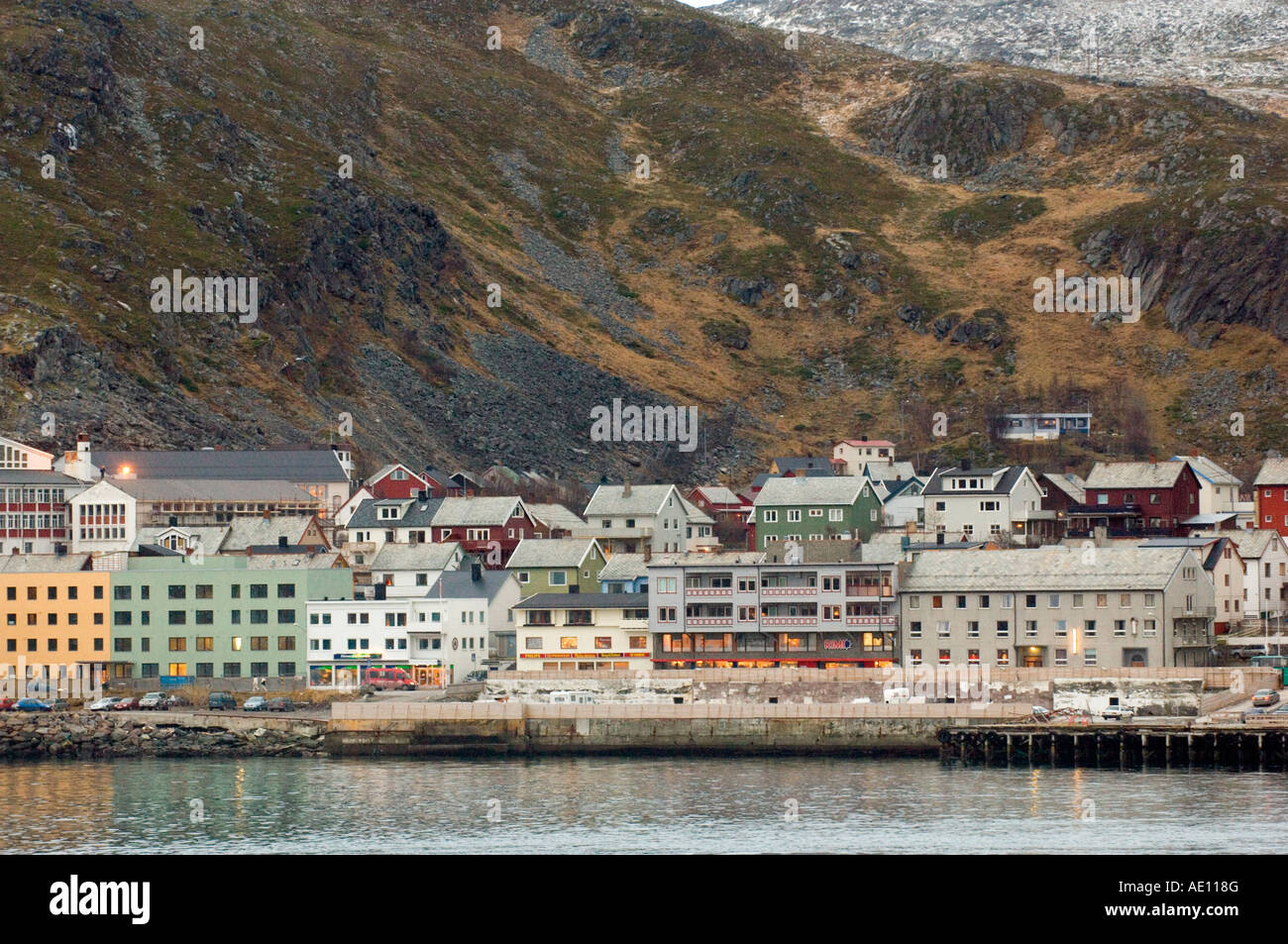 The town of Kirkenes, Norway Stock Photo Alamy