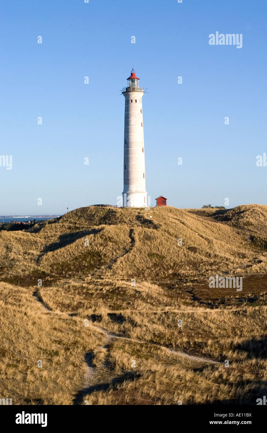 Sande Denmark A lighthouse, Hvide Sande, Denmark Stock Photo - Alamy