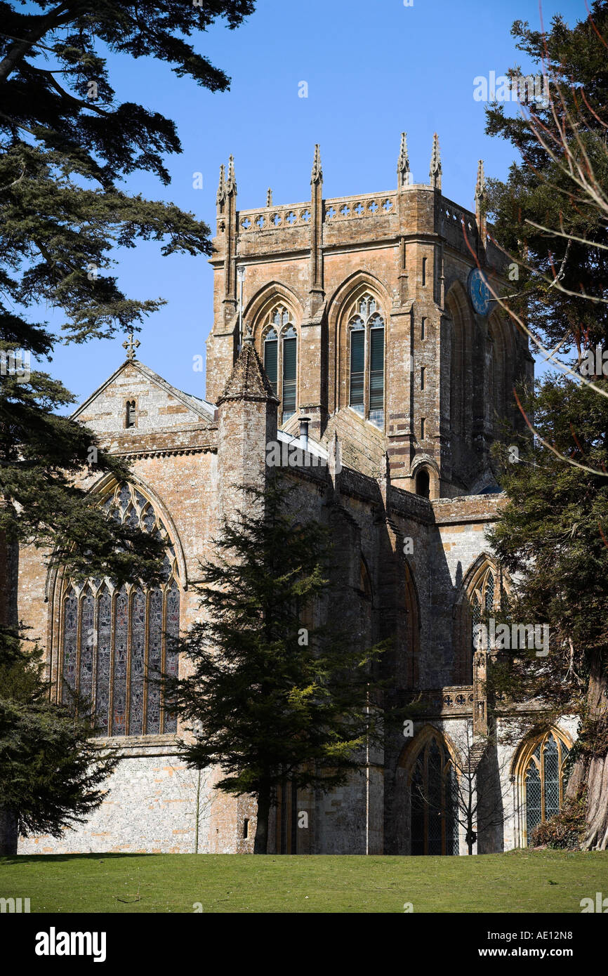 Milton Abbas School in Dorset Stock Photo