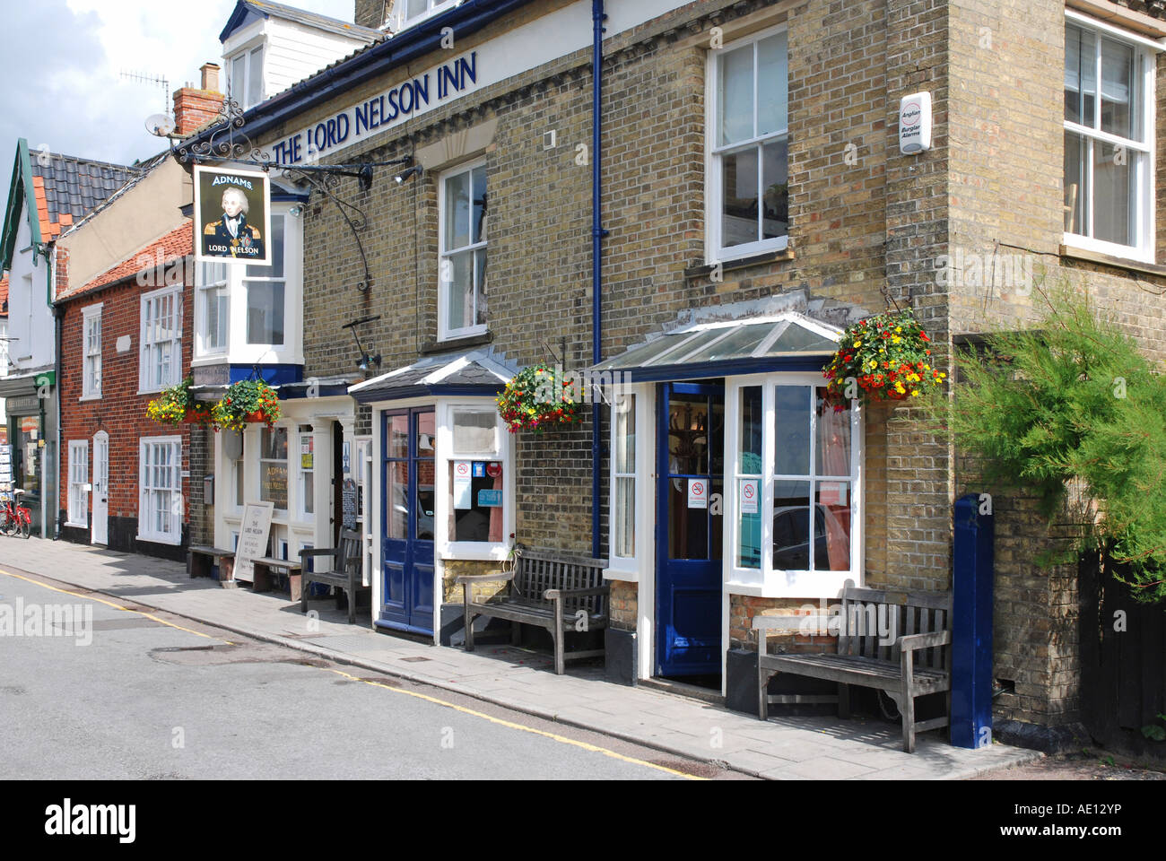 The Lord Nelson Inn Southwold England Stock Photo Alamy