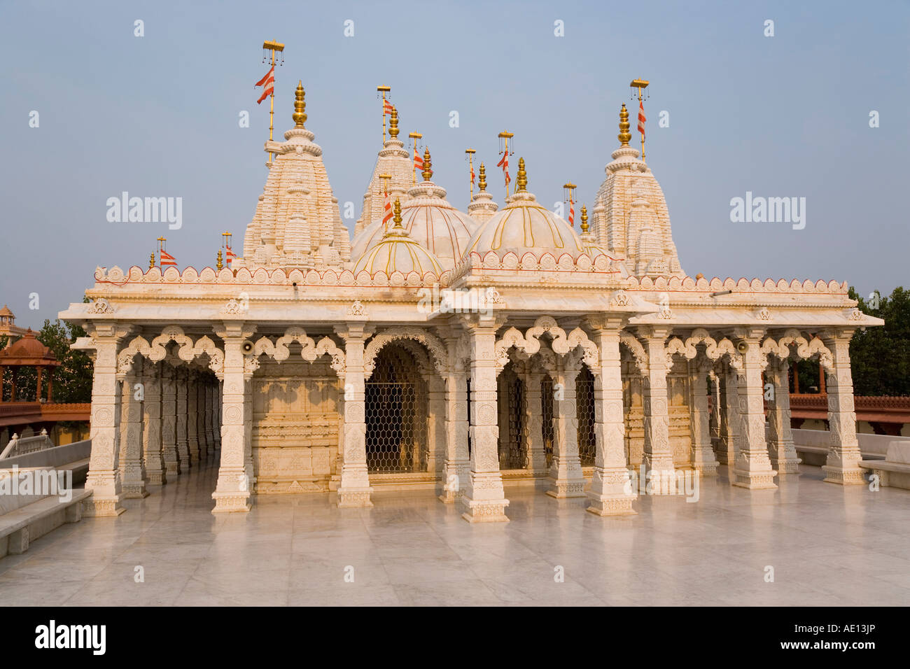India Delhi Swaminarayan Akshardham Temple Stock Photo