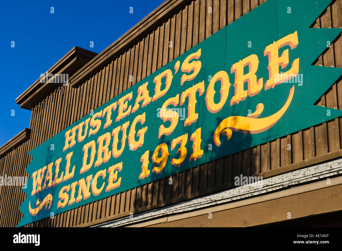 Wall Drug in Wall, South Dakota Stock Photo Alamy
