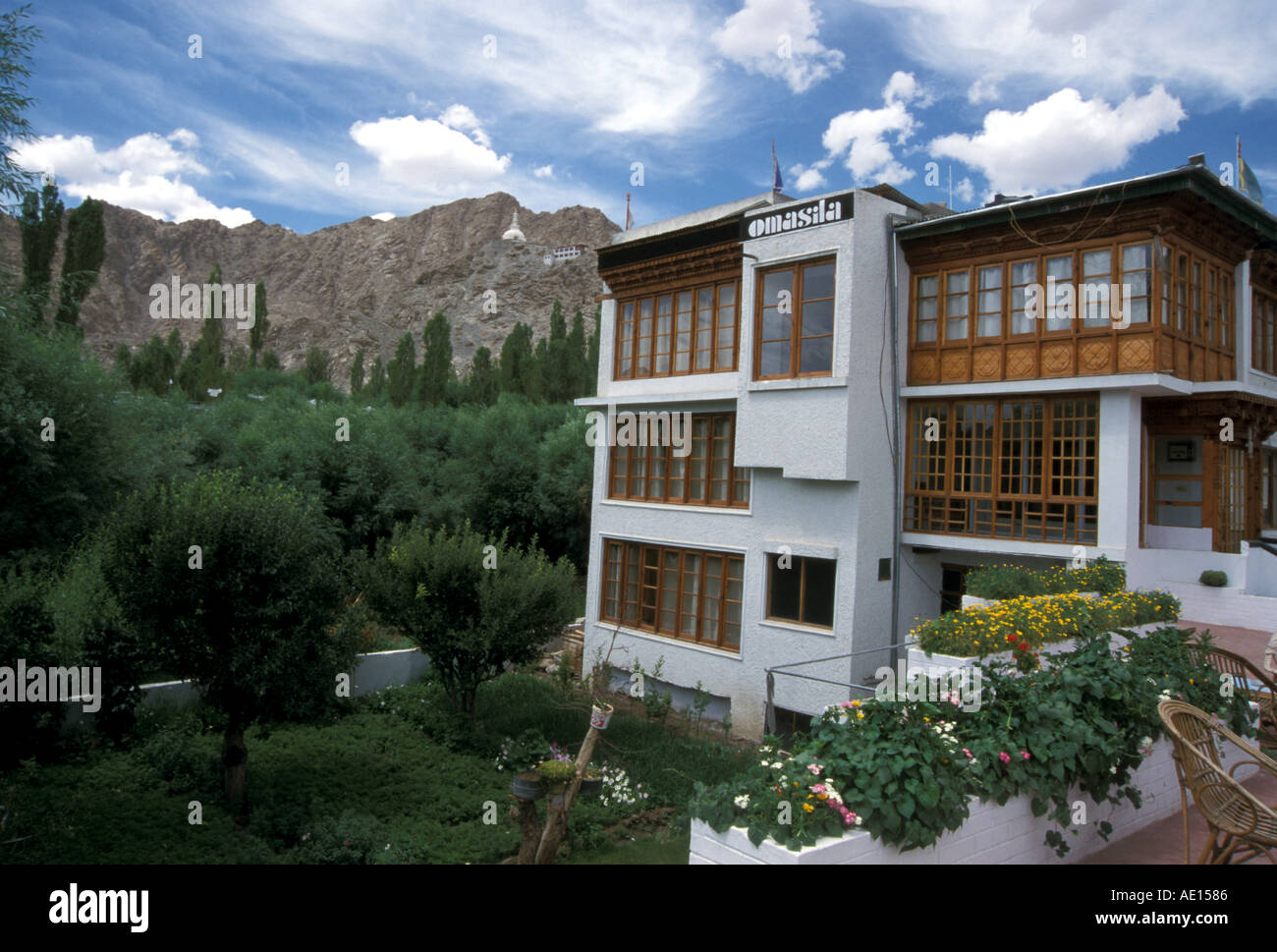 House in Leh Ladakh Jammu and Kashmir India Stock Photo Alamy