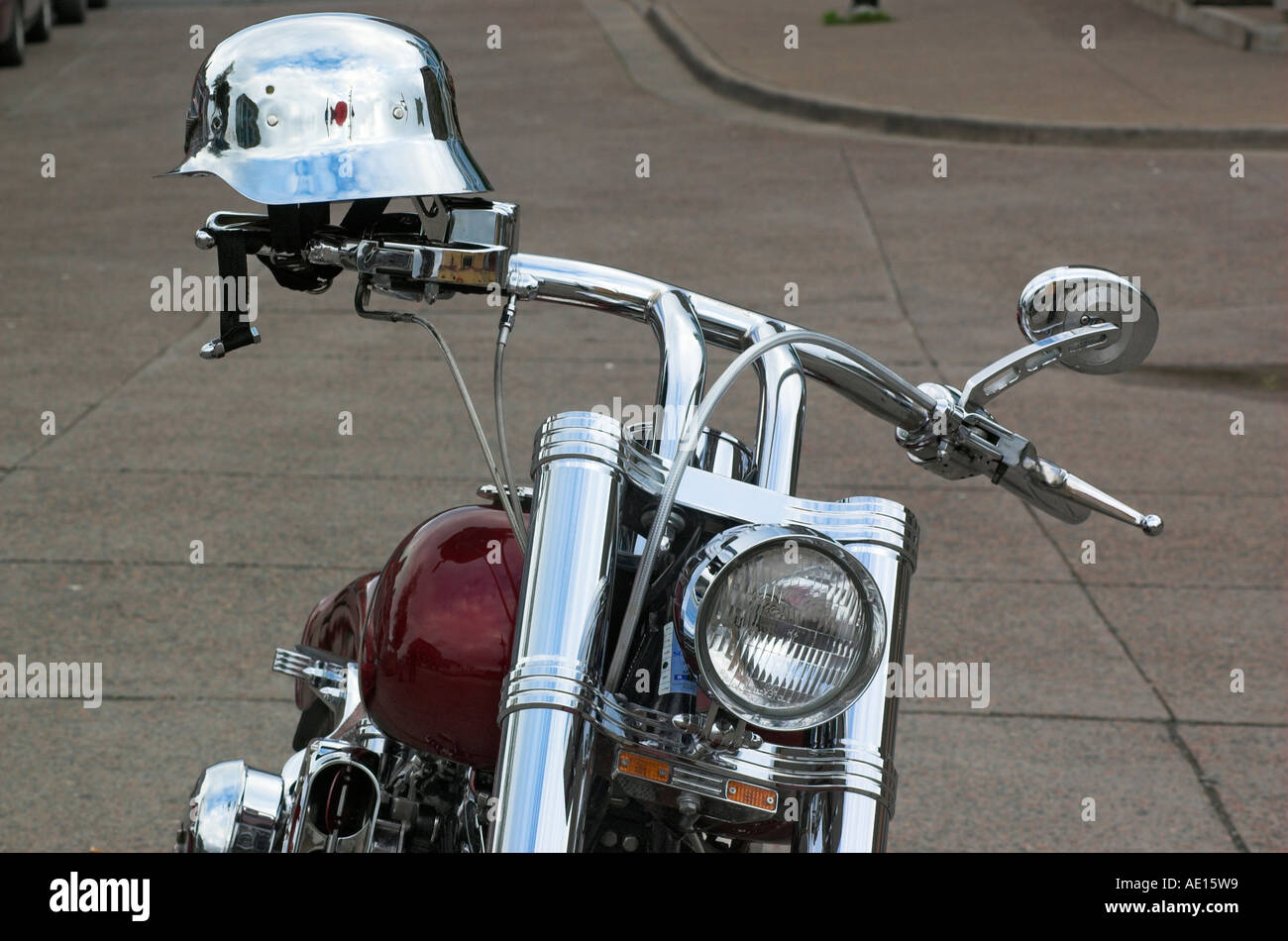 Harley Davidson casco Foto stock - Alamy