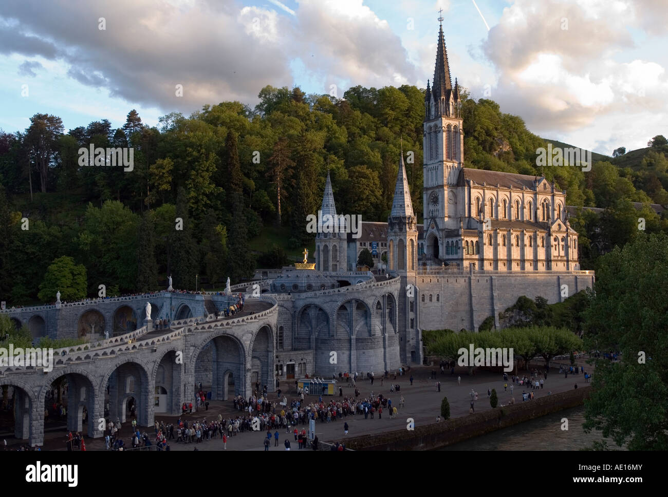 The Sanctuary of Our Lady of Lourdes, France Stock Photo - Alamy
