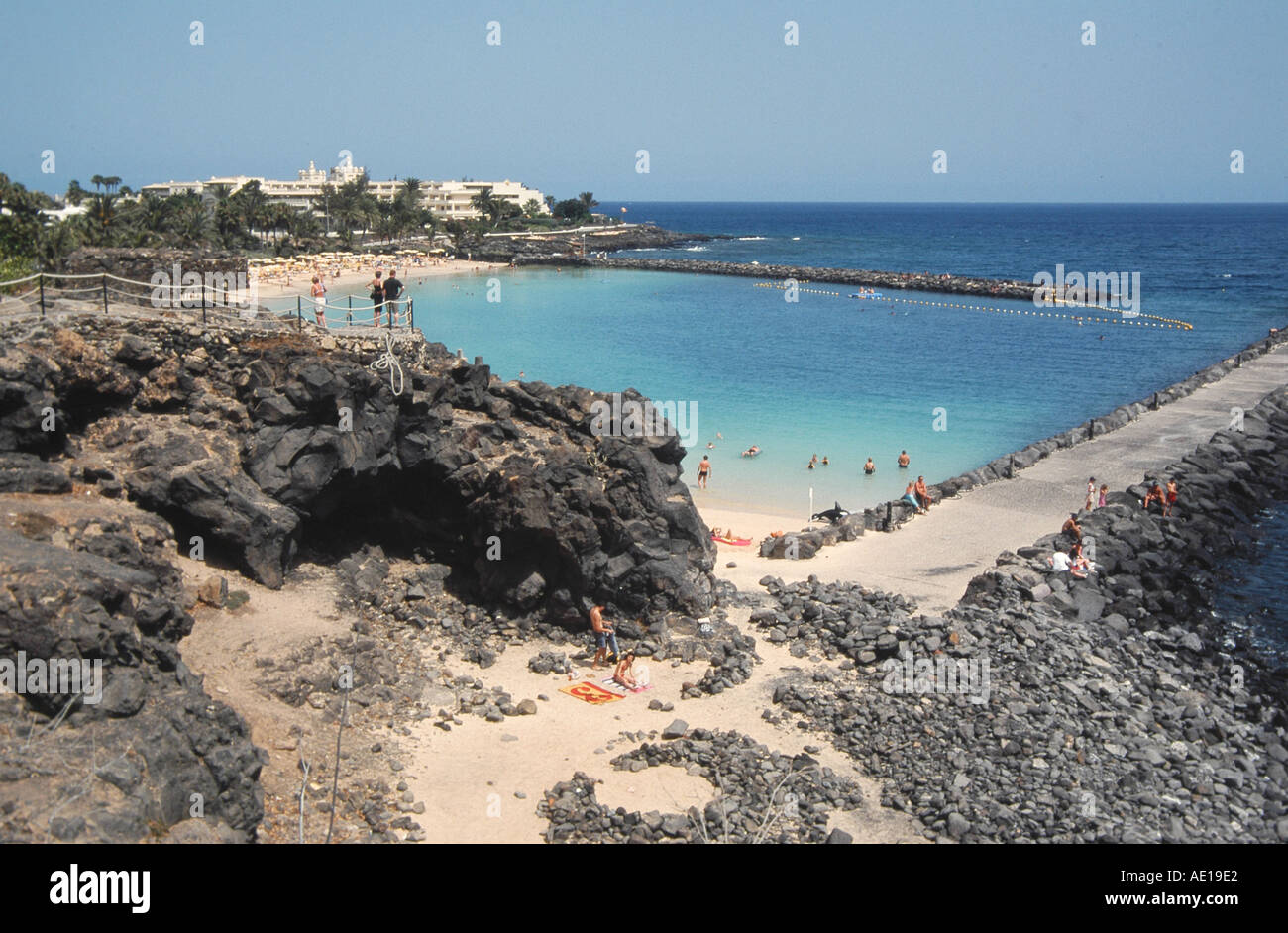 Playa Blanca Flamingo Beach Lanzarote Stock Photo 924130