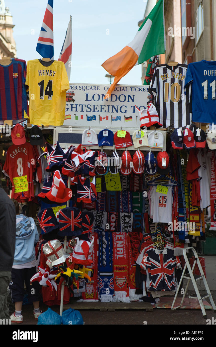 London Souvenir Stand at Leiscester Square, London, UK, United Kingdom
