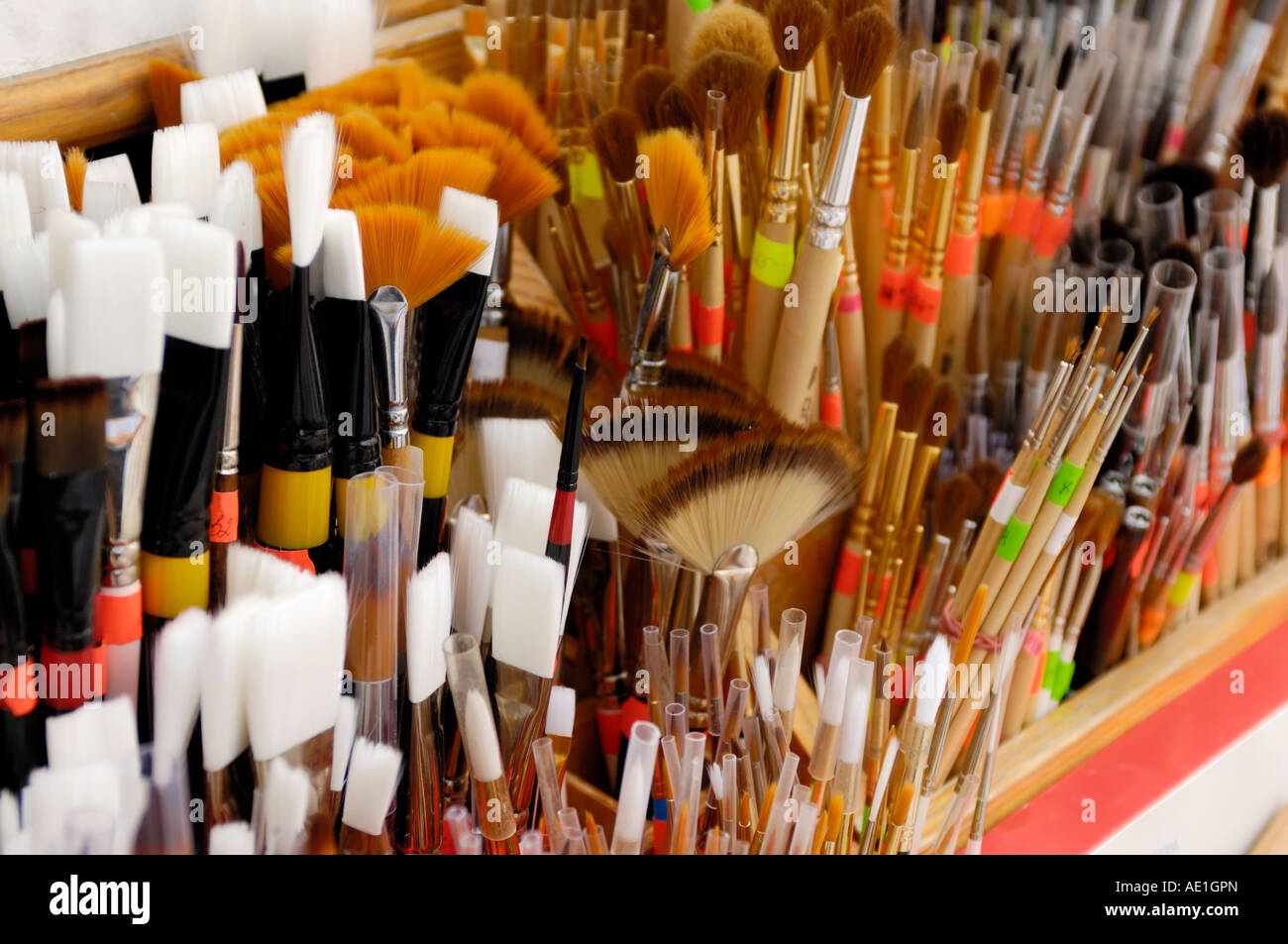 Make up brushes Makeup Cosmetics Cosmetology Stock Photo