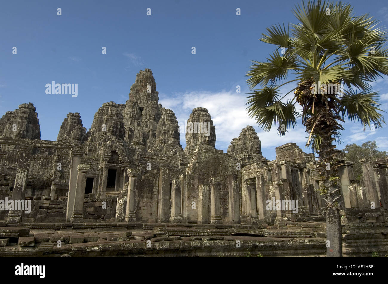 The Bayon Angkor Wat Cambodia Stock Photo