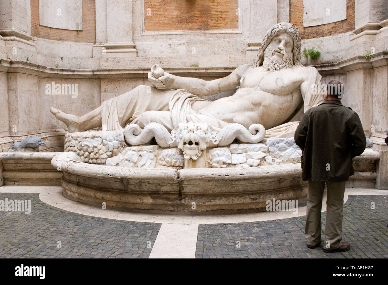 Sculptures at Capitoline Museum Rome Stock Photo - Alamy