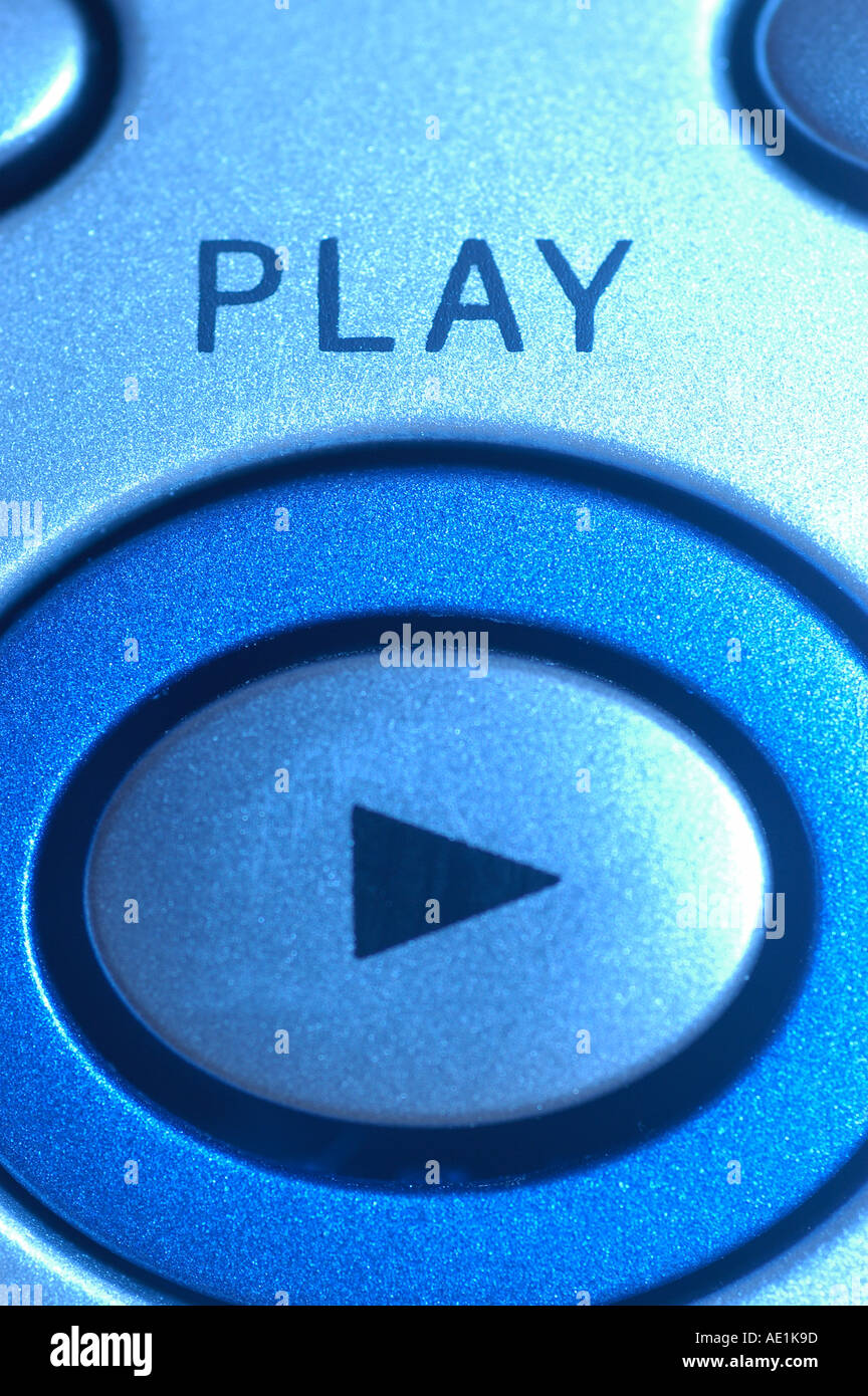 Press Play Image Stock Photo Alamy