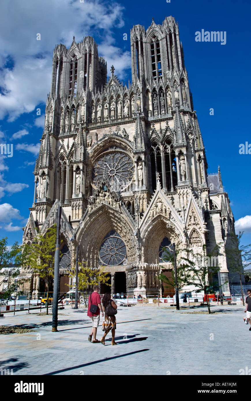 Reims France, Religious Monuments "Notre Dame Cathedral" "Gothic