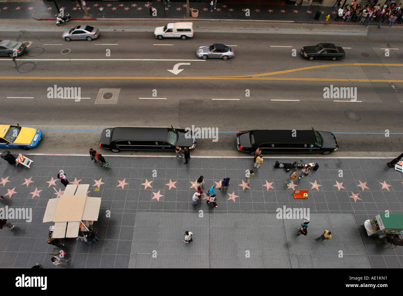 Walk of Fame Hollywood Blvd Hollywood California USA Stock Photo - Alamy