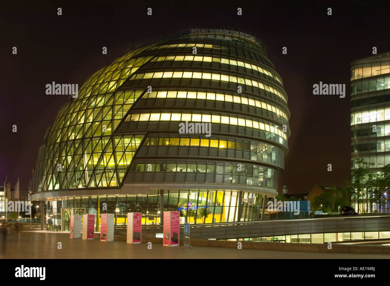 London Cityhall at night London England UK Stock Photo
