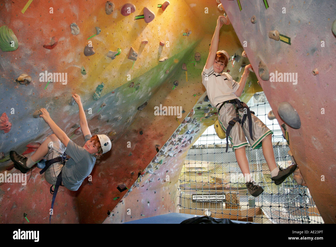 Ann Arbor Rock Climbing Gym,foothold,handhold,twin boy