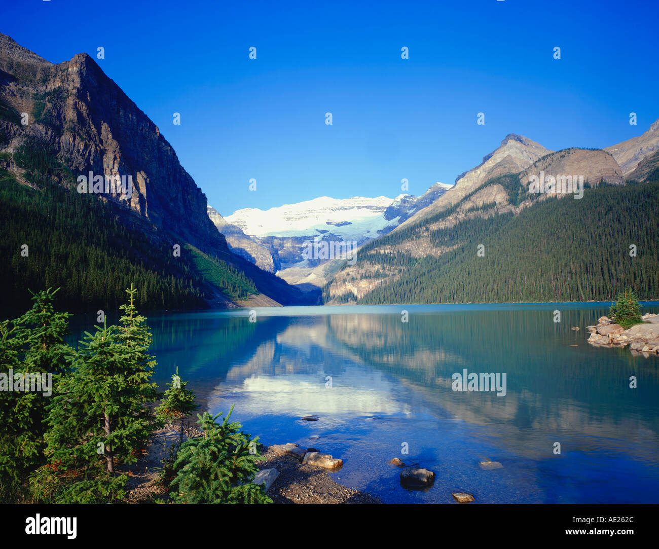 Glacier National Park in Montana USA St Mary Lake Stock Photo