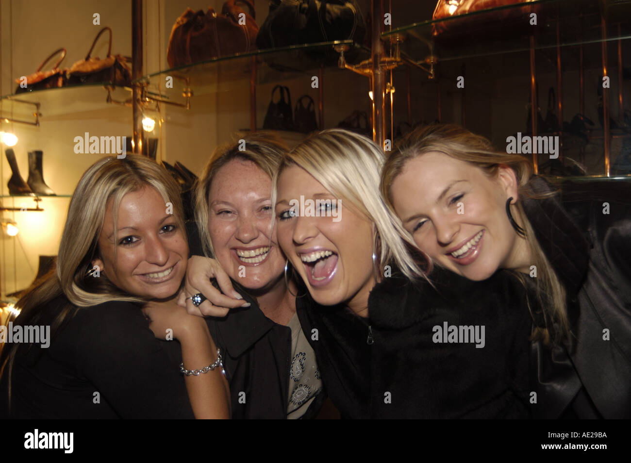 3305 Girls night out 1 Stock Photo