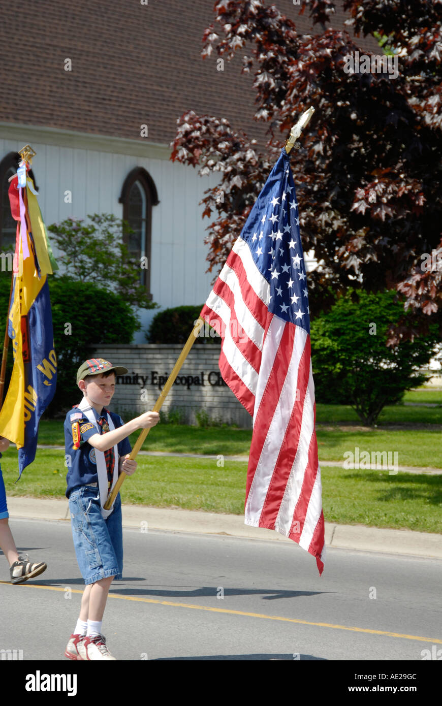 Memorial Day Parade Lexington Michigan Stock Photo Alamy