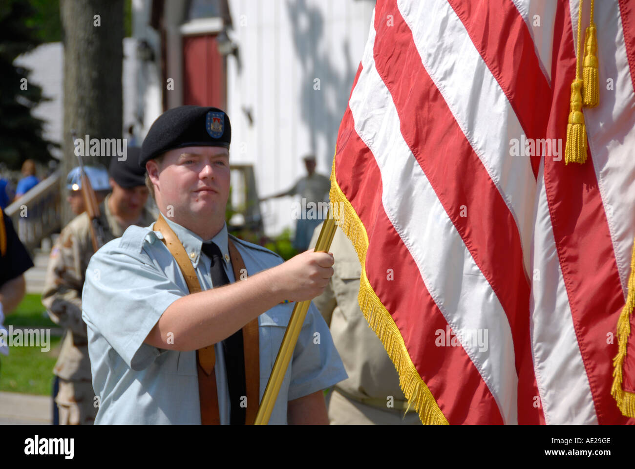 Memorial Day Parade Lexington Michigan Stock Photo Alamy