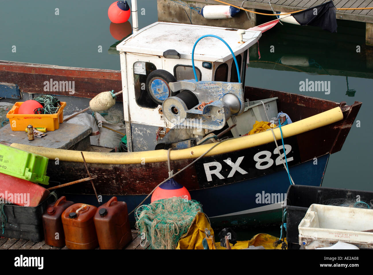 Fishing boat in Brighton Marina Sussex England UK Stock Photo Alamy