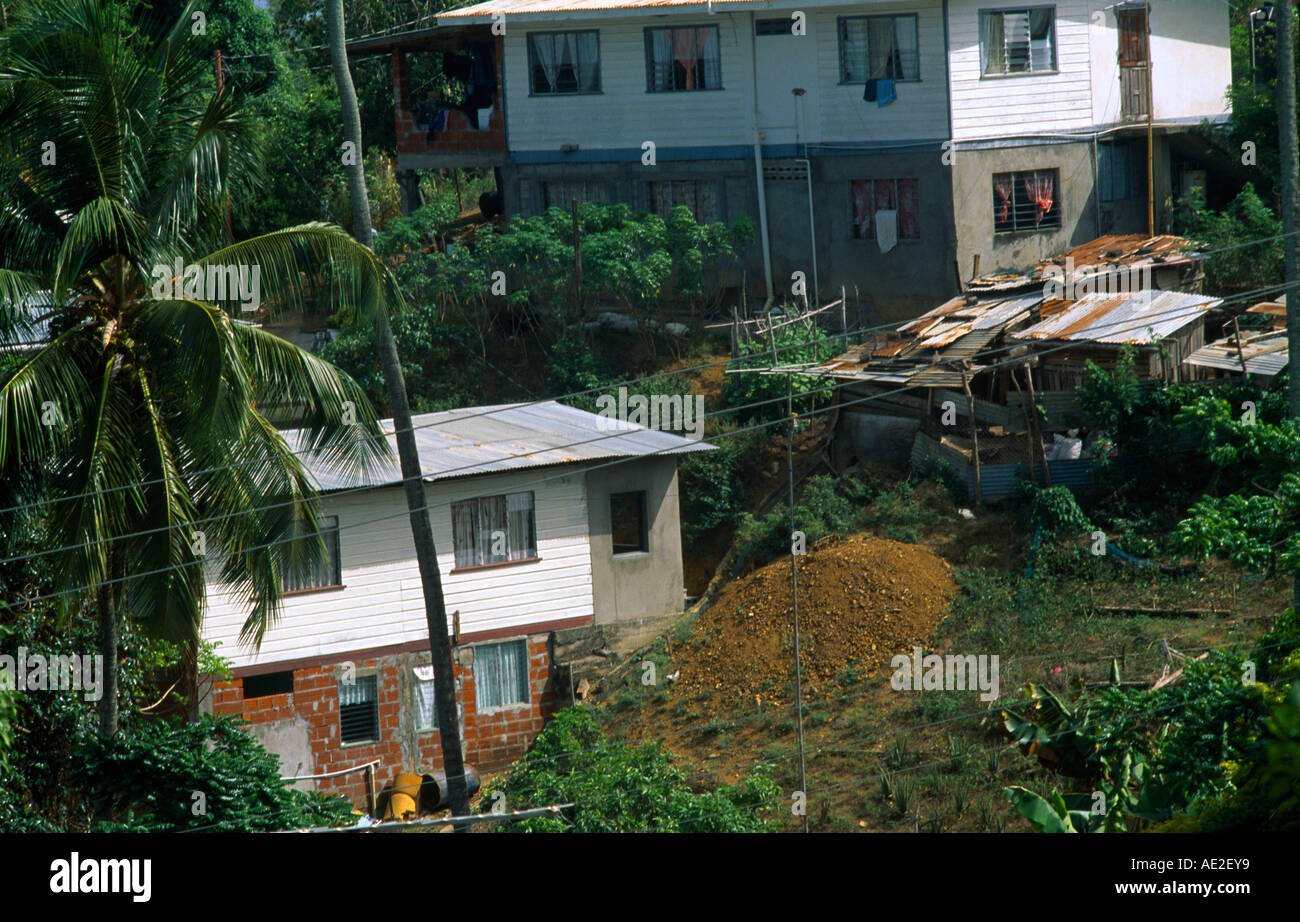 Black Rock Tobago Trinidad Housing Stock Photo Alamy