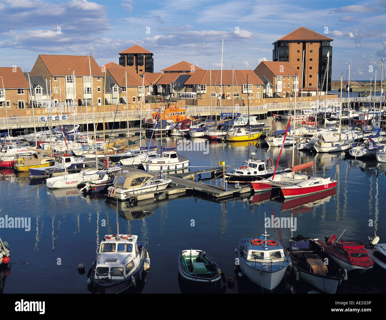 Sunderland Marina, Sunderland, Tyne and Wear Stock Photo Alamy
