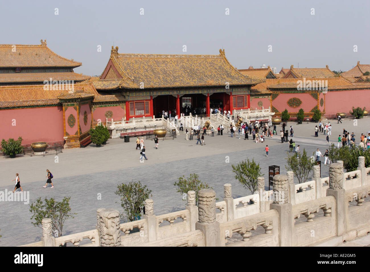 Gate of heavenly Purity Forbidden City Beijing China Stock Photo Alamy