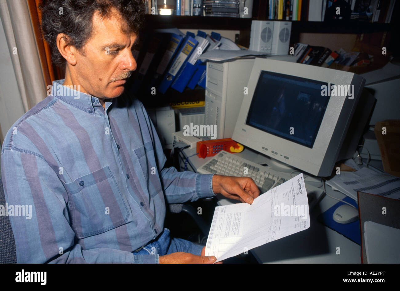 Man In Office Small Business Stock Photo