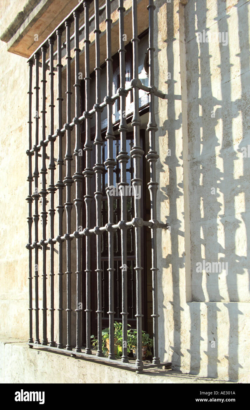 Window of the University Universidad Seville Spain Stock Photo