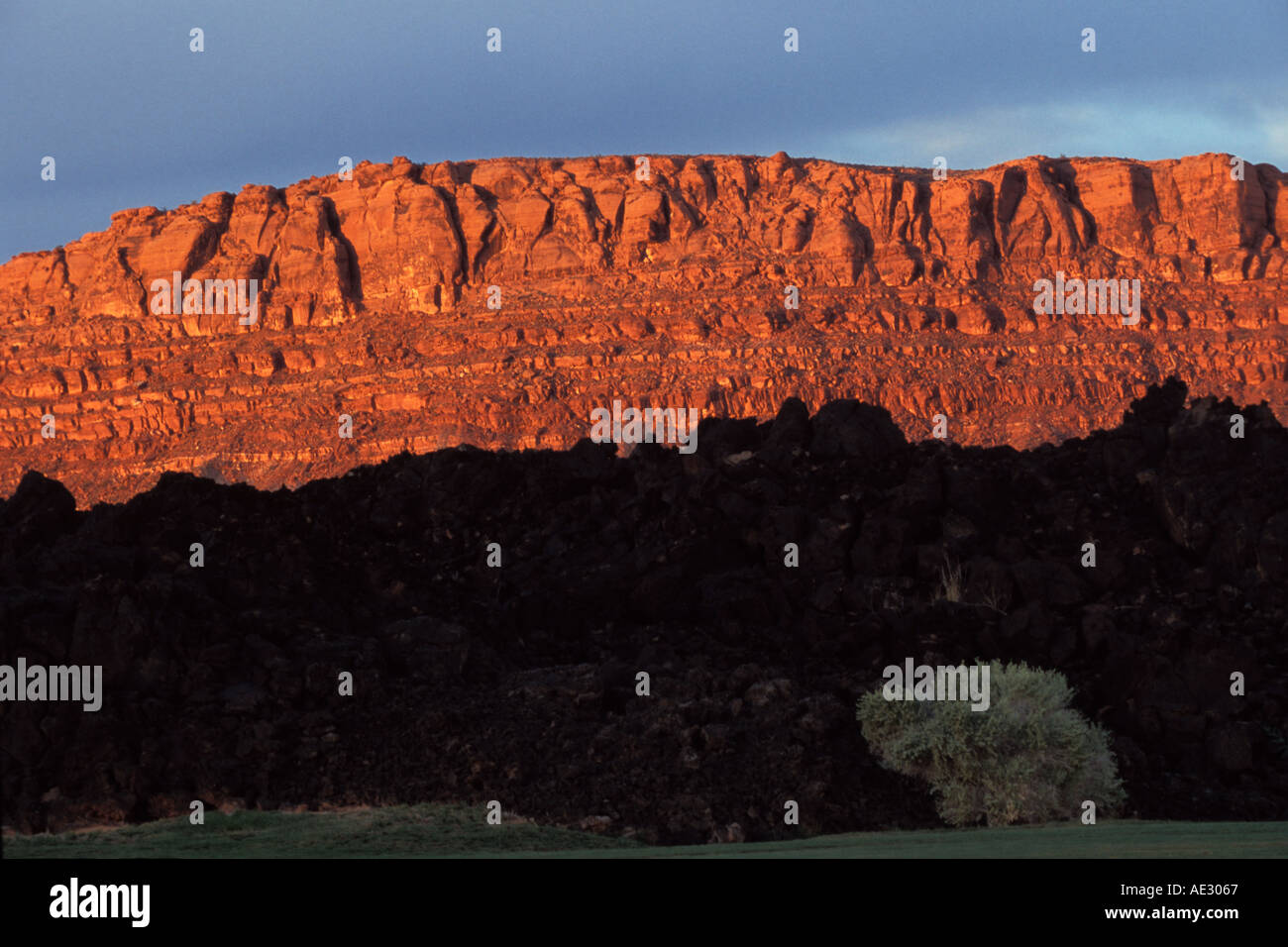 Utah, St Entrada at Snow Canyon, Red rock hills Stock Photo Alamy