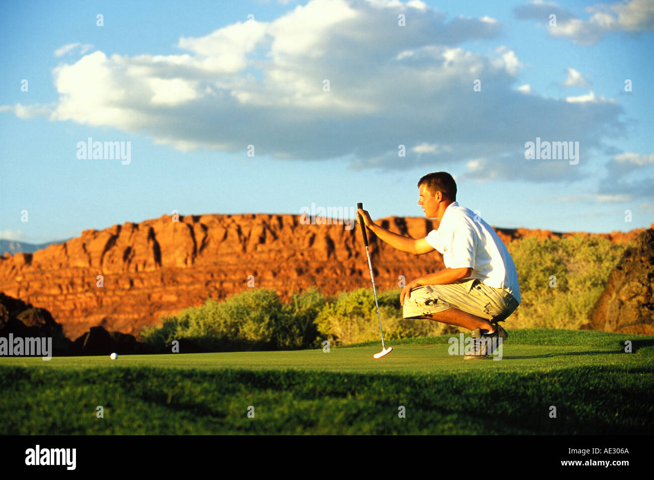 Utah St George Entrada at Snow Canyon Golf Course Stock Photo Alamy