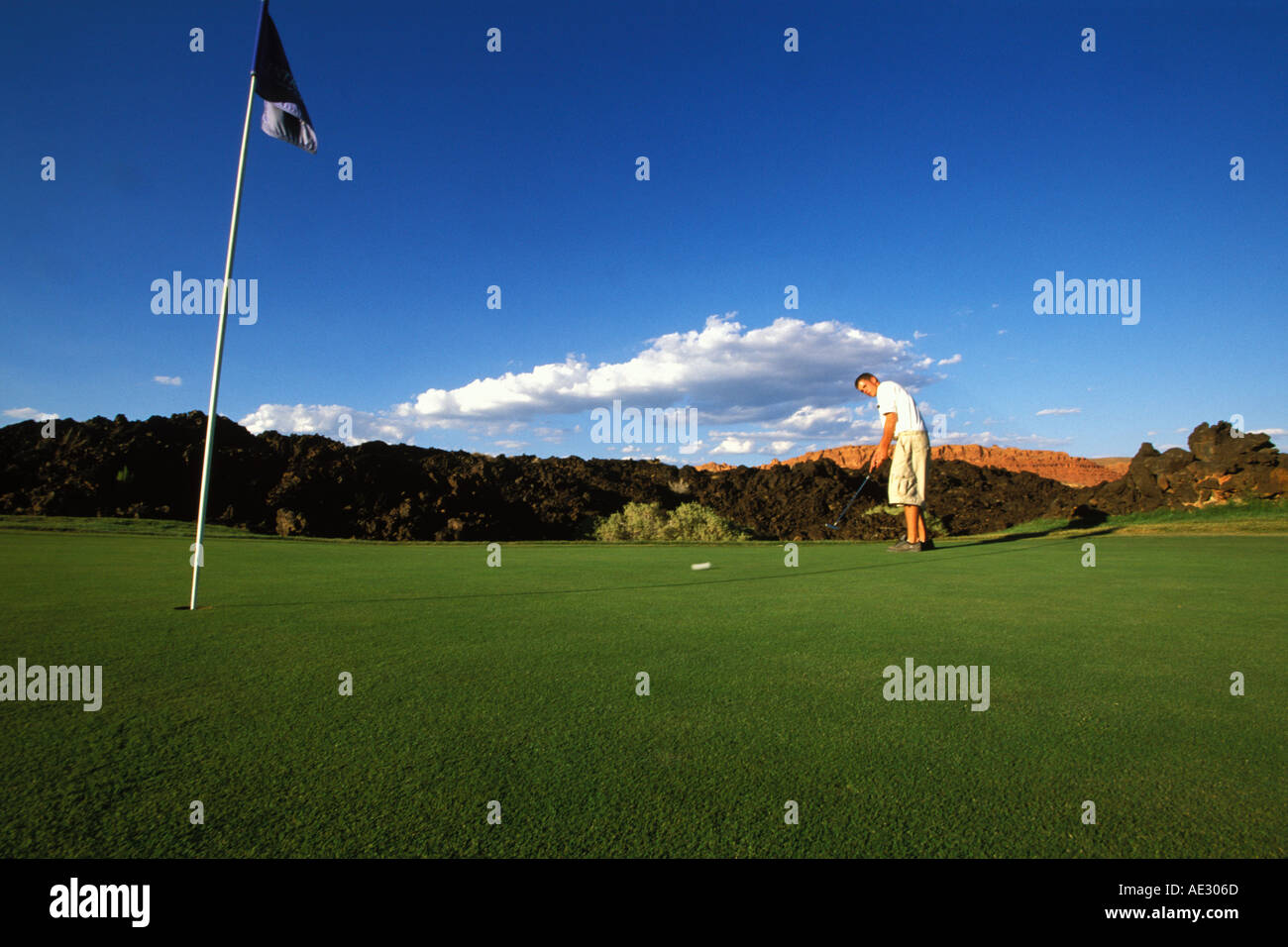 Utah St George Entrada at Snow Canyon Golf Course Stock Photo Alamy
