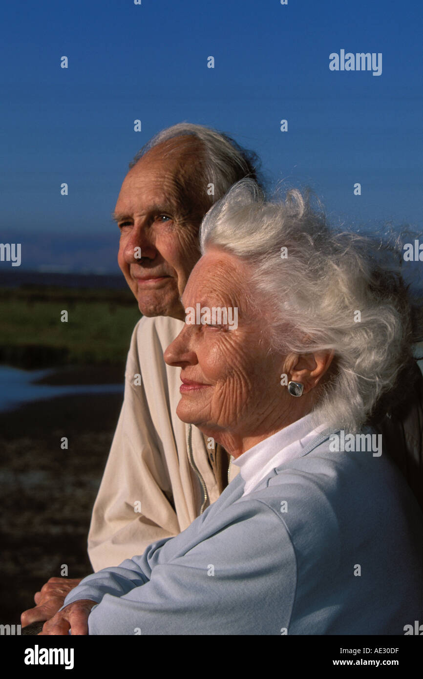 California, Palo Alto, Florence and Phillip LaRiviere, Wildlife Refuge advocates Stock Photo
