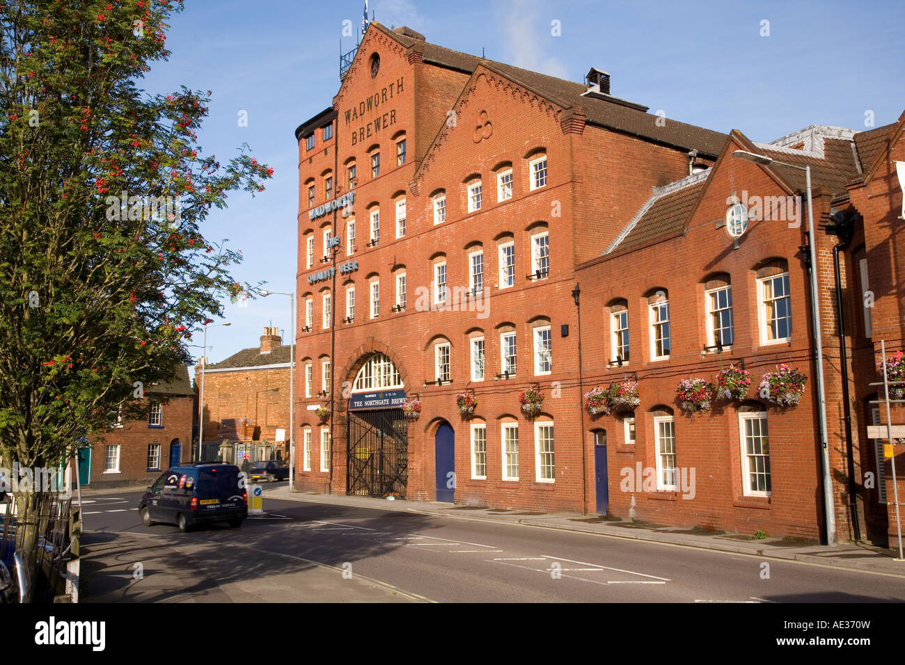 The Wadworth brewery Devizes Wiltshire UK Stock Photo